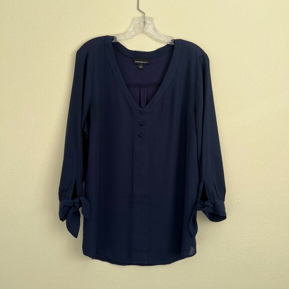 Blue Work Blouse - Picture 1 of 5